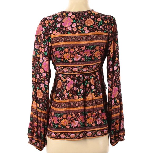 SOLD Spell Gypsy Coll FOLKTOWN WINTERGARDEN Blouse - Picture 3 of 4